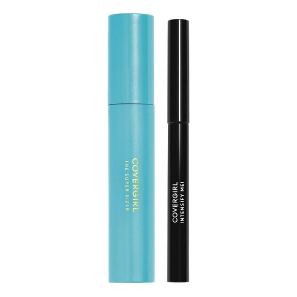 Covergirl The Super Sizer Mascara & Liquid Eyeliner - 300 Intense Black NEW - Picture 2 of 4